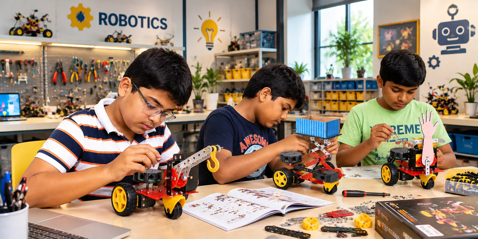 Focused Robotics Workshop Trio