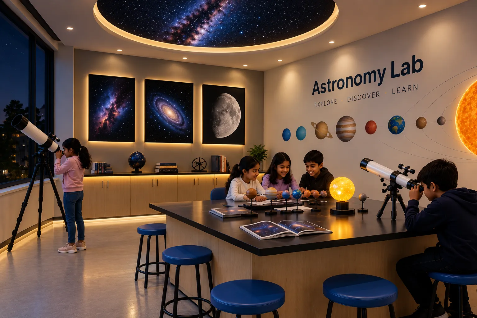 Nighttime Astronomy Lab Discovery